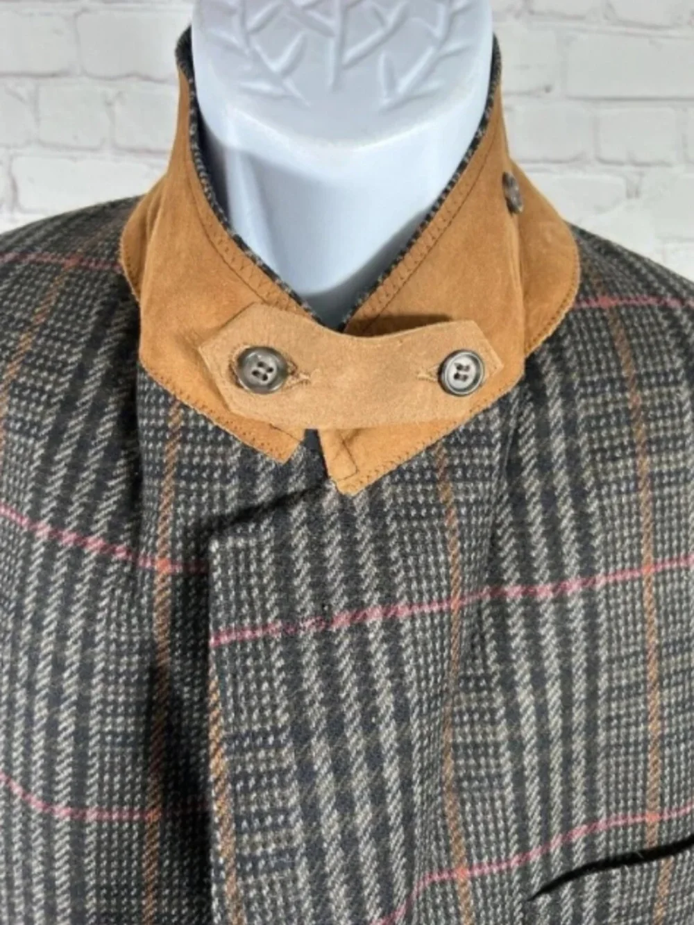 VTG Evan Picone 100% Wool Plaid Blazer Jacket Men’s 40R Woolmark USA